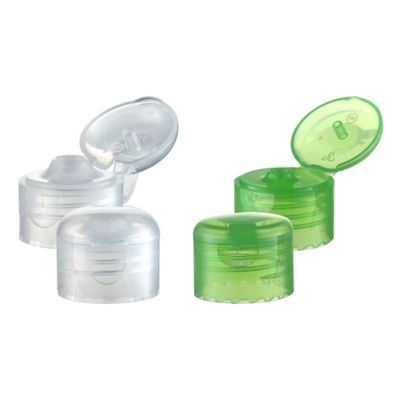 24mm Στρογγυλό Διαφανές κυλινδρικό πλαστικό Flip Cap για μπουκάλι Προσαρμοσμένη παραγγελία Αποδέχεται