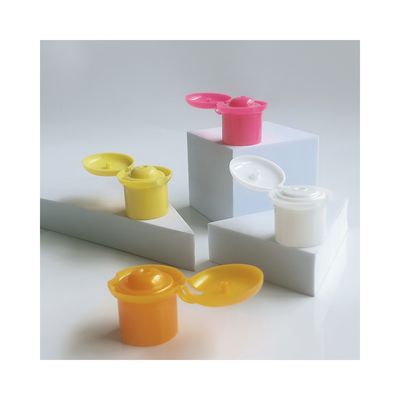 Μη χύσιμο Flip Top Cap για μπουκάλι 24mm 28mm Στρογγυλό κυλινδρικό και λεία πλαστικό