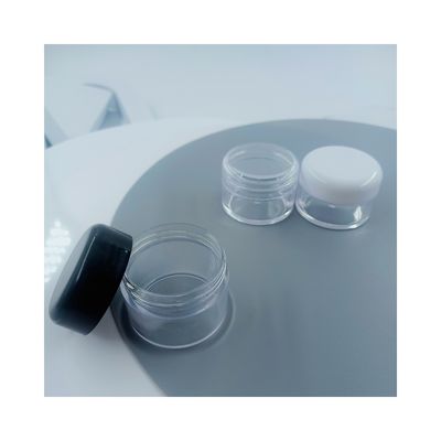 7 ml 10 ml PS Collar Clear Plastic Cream Jar για βιομηχανικές συσκευασίες καλλυντικών