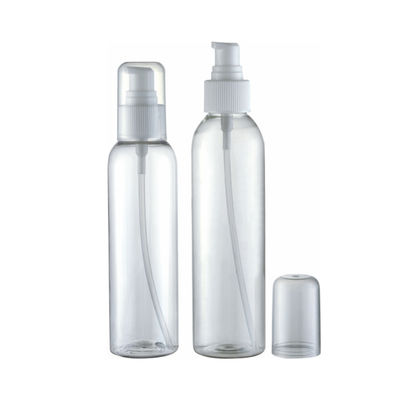 120 ml 150 ml Καλλυντικό διαυγές μπουκάλι πλαστικού PET με σπρέι αντλίας λοσιόν σε προσαρμοσμένο χρώμα