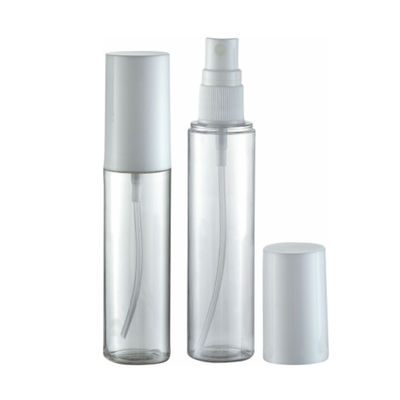 PET Body PP Cap 50ml 60ml πλαστικό μπουκάλι ψεκασμού αλκοόλ 2oz με λευκό κάλυμμα