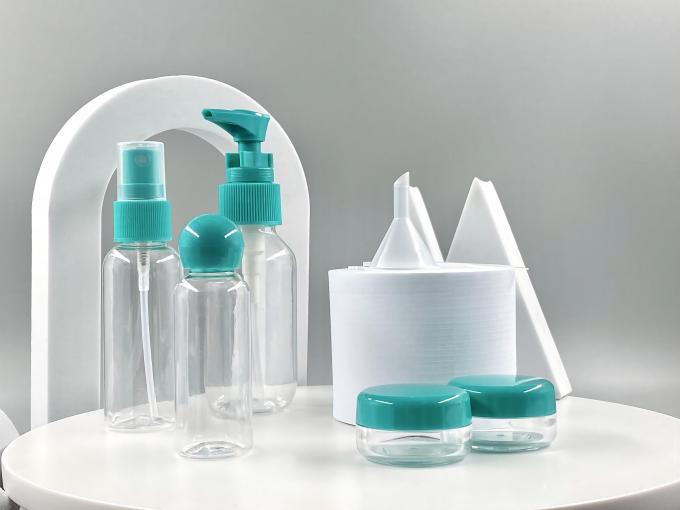 30 ml 50 ml 80 ml PET πλαστικό μπουκάλι με ψεκαστήρα αντλίας ή καπάκι με βίδα και 10 ml βάζο κρέμας 1