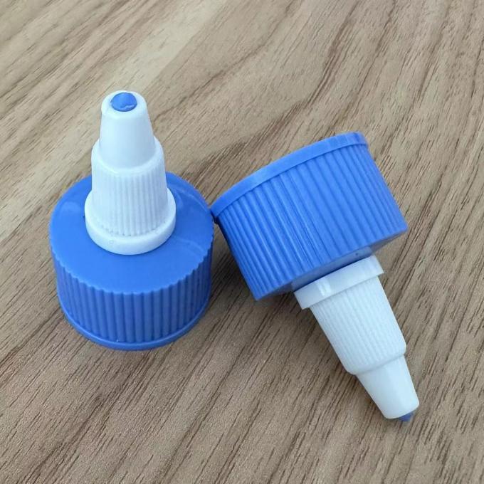 Εύκολο 24/410 Twist Top Cap για μπουκάλι Liqui με μπλε χρώμα 0