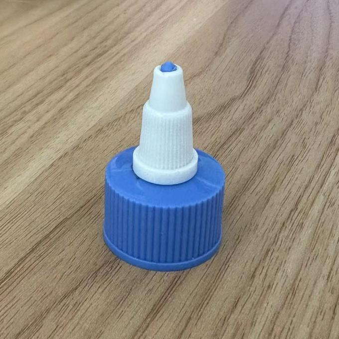 Εύκολο 24/410 Twist Top Cap για μπουκάλι Liqui με μπλε χρώμα 2