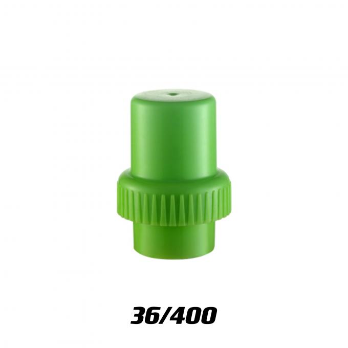 36mm 58mm PP πλαστικό απορρυπαντικό πλυντηρίου μετρητή καπάκι πράσινο καπάκι μπουκάλια για 48/400 μπουκάλια 3