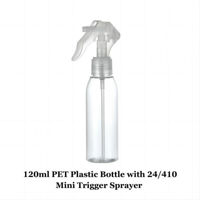 Σχεδιασμός πλαστικών σχήματος σφαίρας 120 ml 250 ml μπουκάλια PET με ψεκαστήρες και αντλίες λοσιόν 1