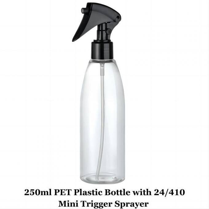 Σχεδιασμός πλαστικών σχήματος σφαίρας 120 ml 250 ml μπουκάλια PET με ψεκαστήρες και αντλίες λοσιόν 2